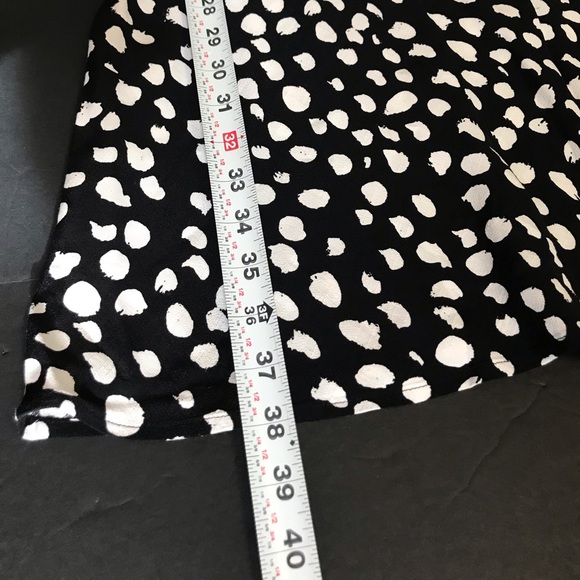 NWT Loft dress size L short sleeve black white - Picture 5 of 7